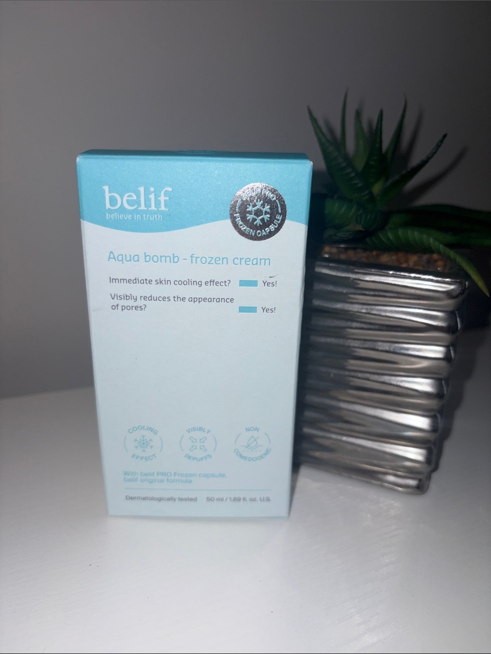 Aqua Bomb Frozen Cream - Cooling Face Cream- new unopened